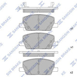 HiQ Front Brake Pads Set SP4285