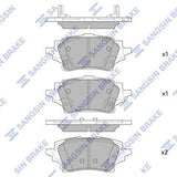 HiQ Rear Brake Pads Set SP4339