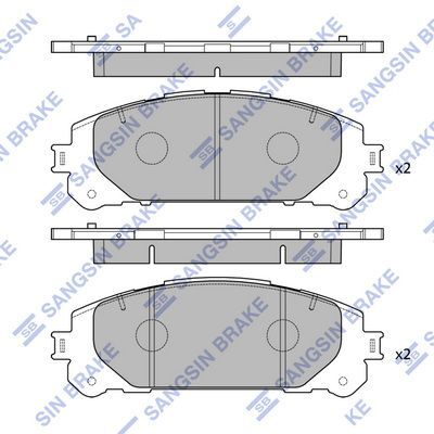 HiQ Front Brake Pads Set SP4448