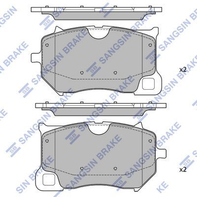 HiQ Front Brake Pads Set SP4484