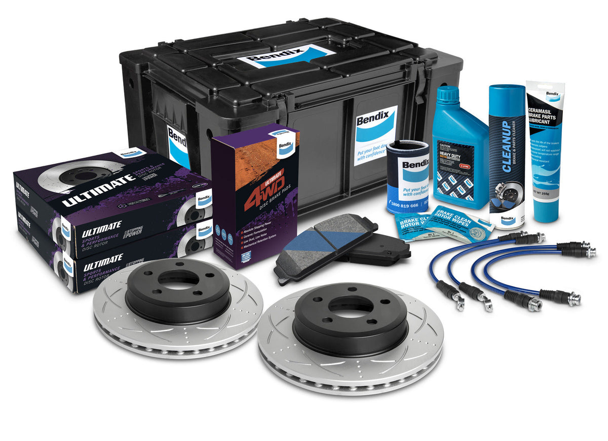 Bendix Front Brake Upgrade Kit for Toyota Hilux GUN126 GUN125 GGN125 GUN136 with 2" Lift