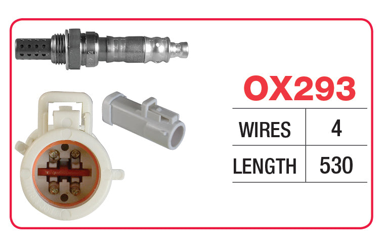 Oxygen Sensor - Ford 4 Wire - OX293 - Goss