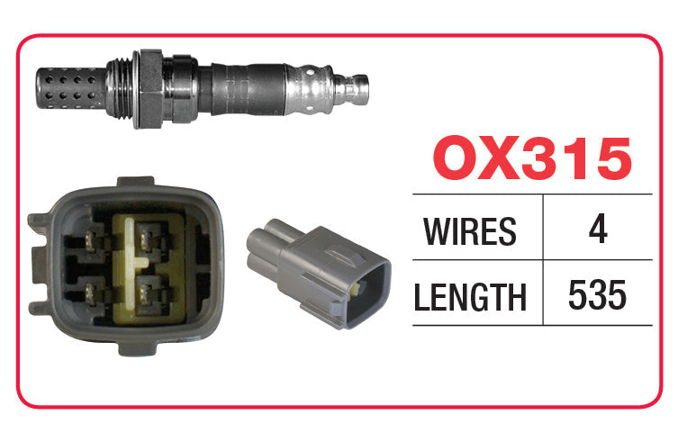 Oxygen Sensor - Toyota 4 Wire - OX315 - Goss