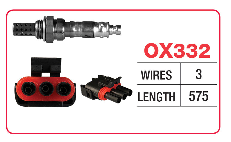 Oxygen Sensor - Holden 3 Wire - OX332 - Goss