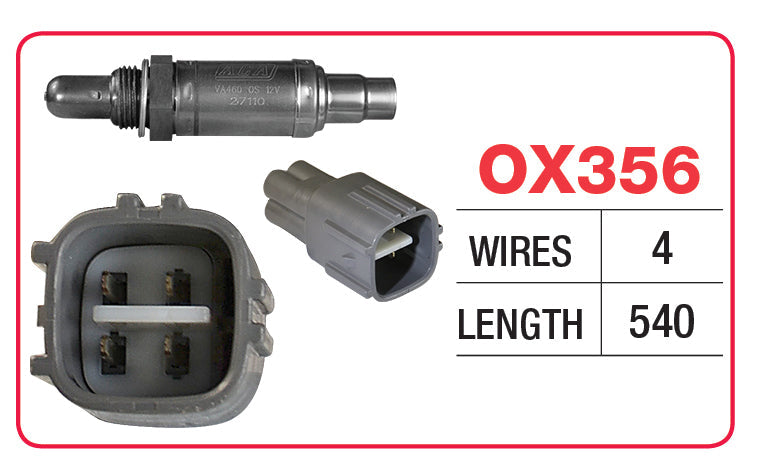 Oxygen Sensor - Toyota 4 Wire Perm OX356 - Goss