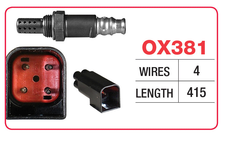 Oxygen Sensor - Ford 4 Wire - OX381 - Goss