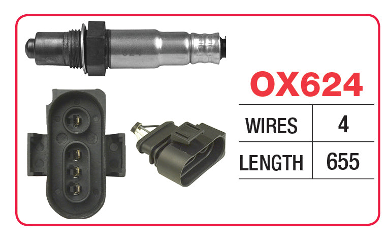 Oxygen Sensor - Volkswagen/Audi OX624 - Goss