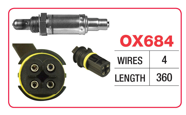 Oxygen Sensor - Mercedes-Benz OX684 - Goss