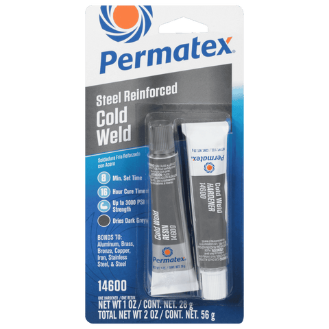 Permatex Cold Weld 2 Part Epoxy, 2 Oz - 14600