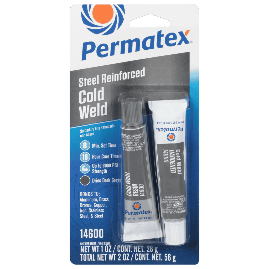 Permatex Cold Weld 2 Part Epoxy, 2 Oz - 14600