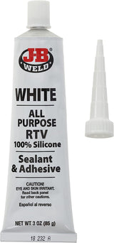 White All-Purpose RTV Silicone Sealant and Adhesive 85g  - J-B Weld