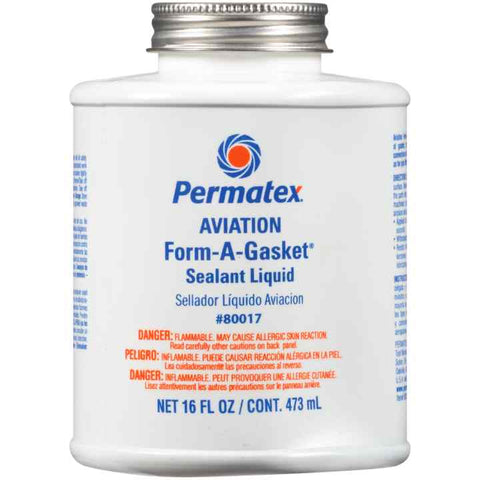 Permatex Aviation Form-A-Gasket No. 3 Non Hardening Gasket Sealant Liquid 473ml 80017