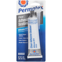 Permatex Clear Silicone Adhesive Sealant 85g 80050
