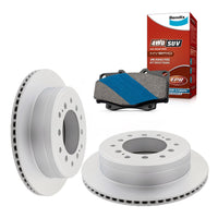 Rear Bendix Brake Pads + Rotors for Toyota Fortuner GUN156 2017~on