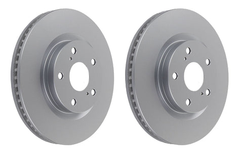 Pair Front Brake Disc Rotor For Toyota RAV4 Camry Prius Corolla Aurion Lexus 296mm