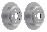 2 x Rear Disc Brake Rotors For Toyota Camry ACV36 ACV40 AVV50 ASV50 MCV36 ACV45, Aurion GSV40, Avalon MCX10, Daihatsu Altis