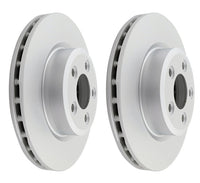 Pair Front Brake Disc Rotors For Ford Territory SX SY SZ 322mm