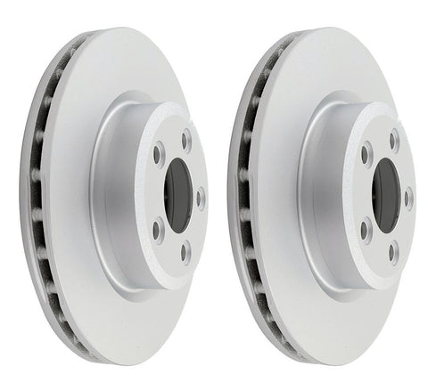 Pair Front Brake Disc Rotors For Ford Territory SX SY SZ 322mm