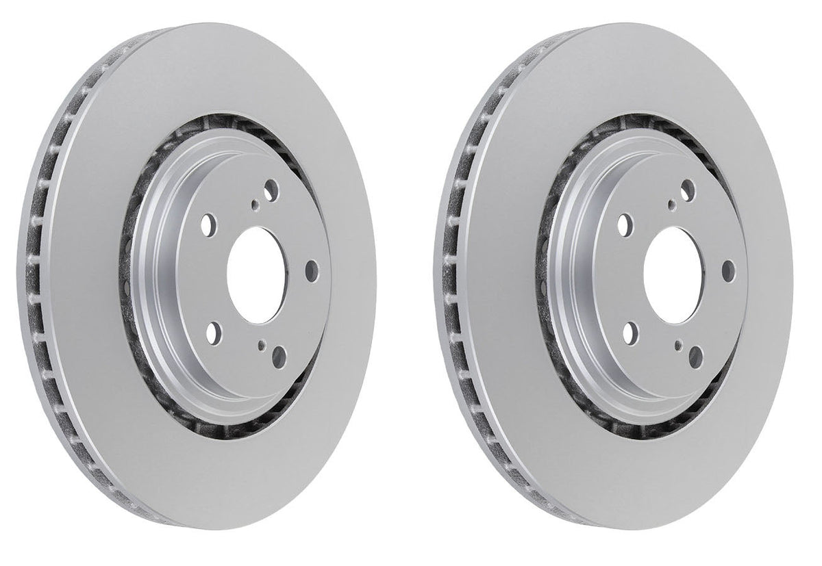 Pair Front Brake Disc Rotor for Toyota Kluger Highlander Lexus NX300 RX350