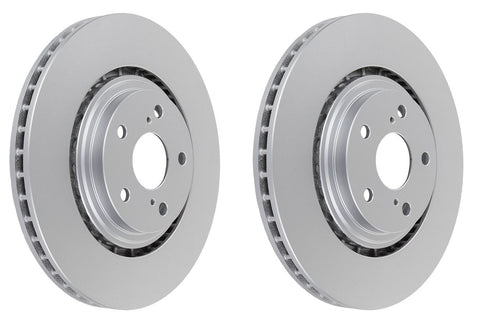Pair Front Brake Disc Rotor for Toyota Kluger Highlander Lexus NX300 RX350