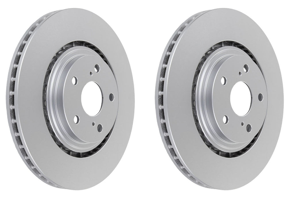 Pair Front Brake Disc Rotor for Toyota Kluger Highlander Lexus NX300 RX350