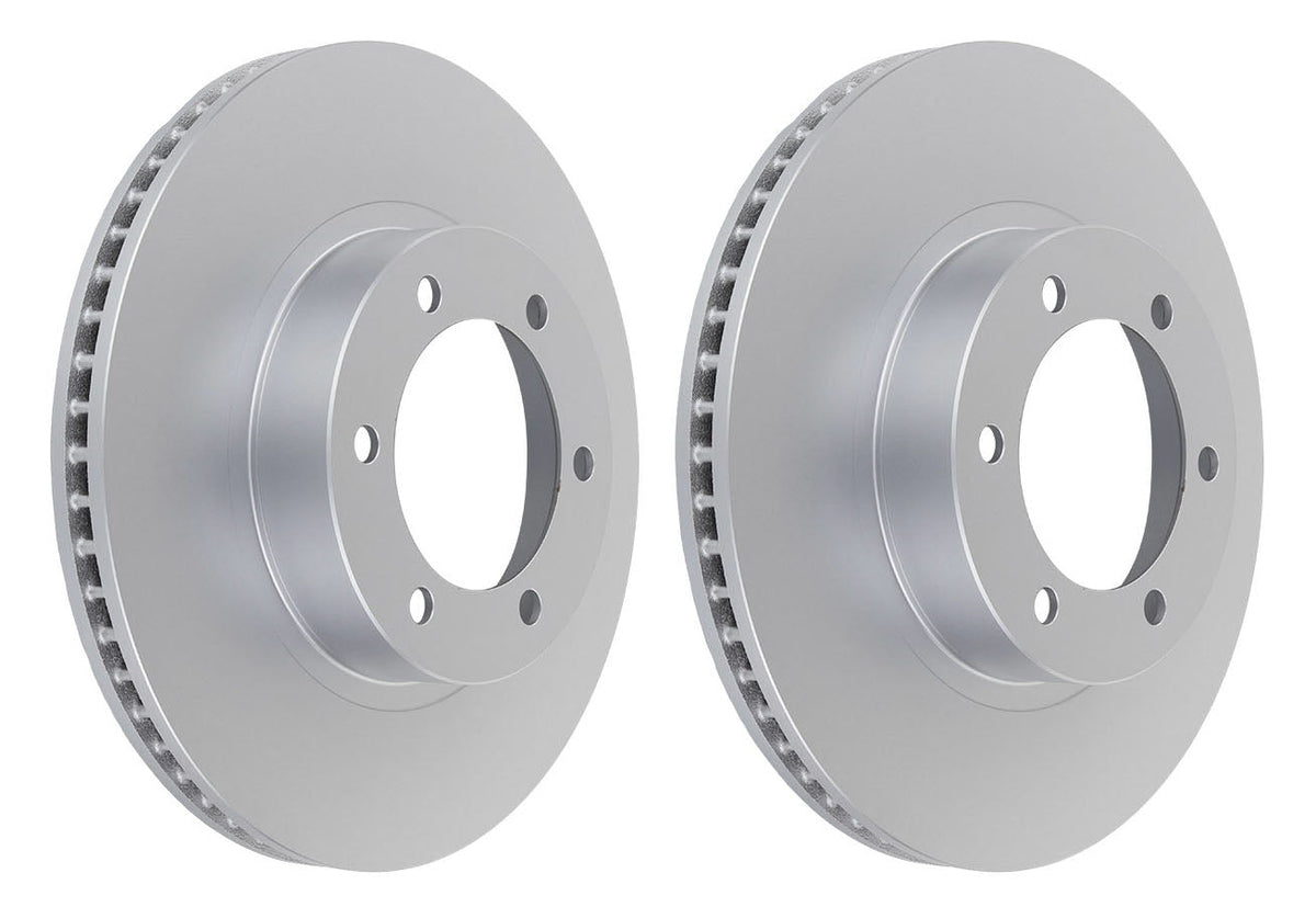 Pair Front Brake Disc Rotor for Toyota Fortuner Hilux Landcruiser Prado 2002-ON