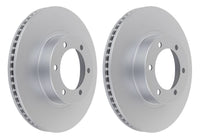 Pair Front Brake Disc Rotor for Toyota Fortuner Hilux Landcruiser Prado 2002-ON