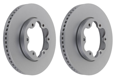 Pair Front Brake Disc Rotor for Mazda Bongo Brawny Toyota Hiace Commuter Bus LWB