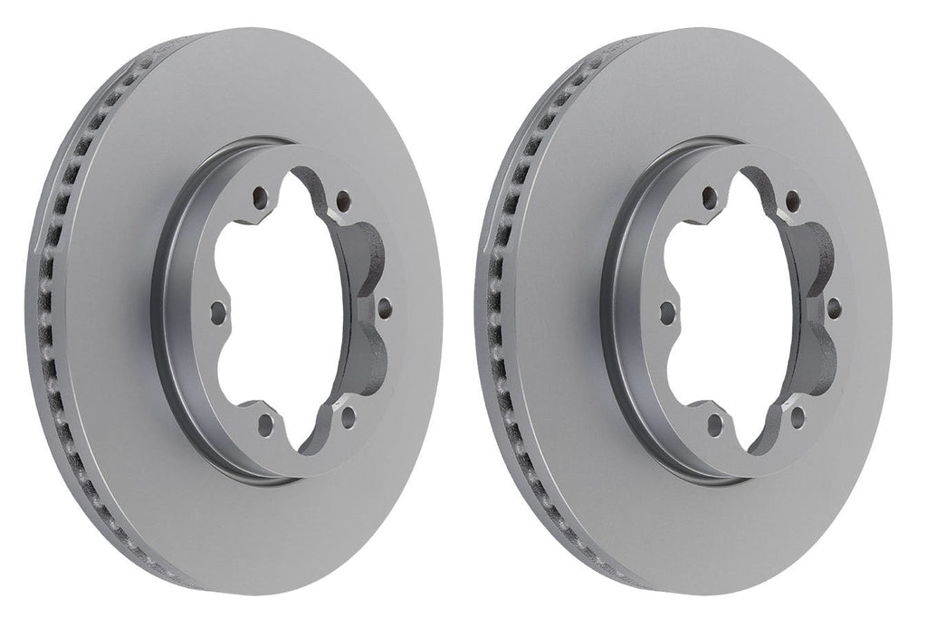 Pair Front Brake Disc Rotor for Mazda Bongo Brawny Toyota Hiace Commuter Bus LWB