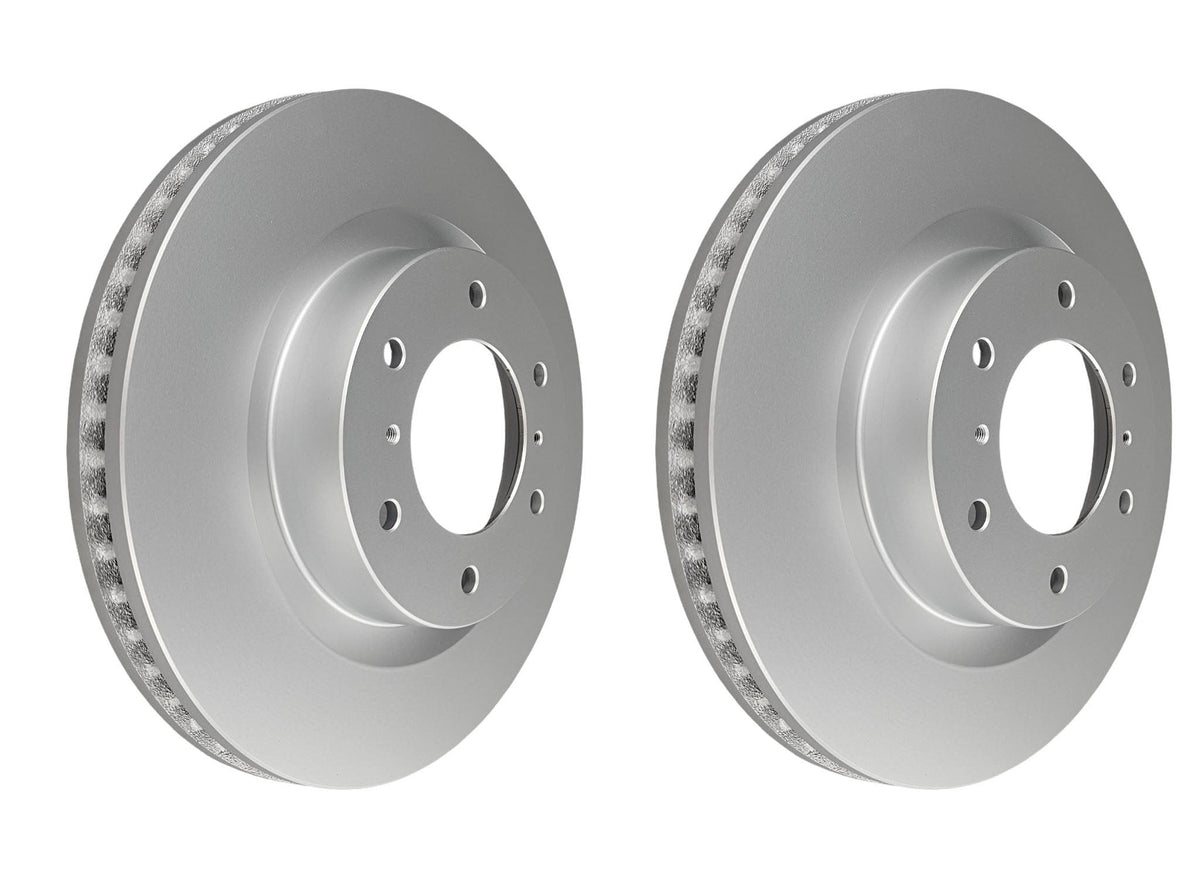 Pair Front Brake Disc Rotors For Mitsubishi Pajero NS NT NW NX V88W V98W 332mm