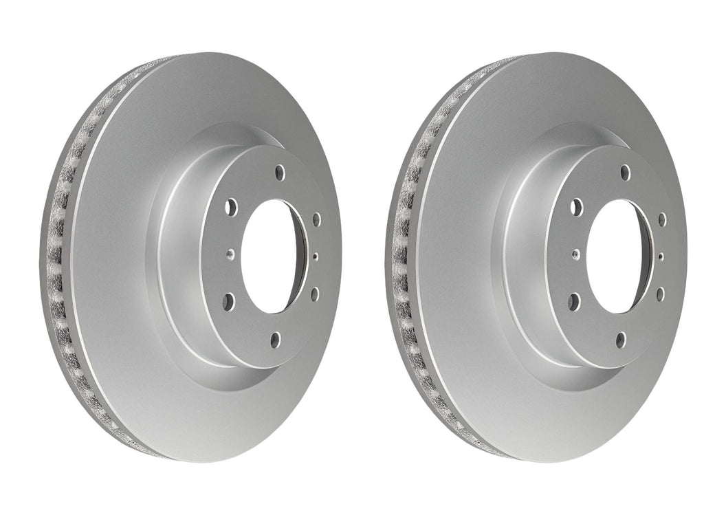 Pair Front Brake Disc Rotors For Mitsubishi Pajero NS NT NW NX V88W V98W 332mm