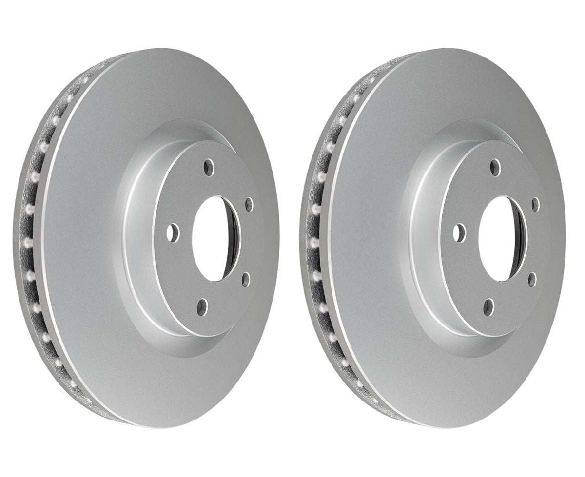 2 x Front Disc Brake Rotors for Nissan X-Trail T31, Dualis J10, Juke F15 - 296mm