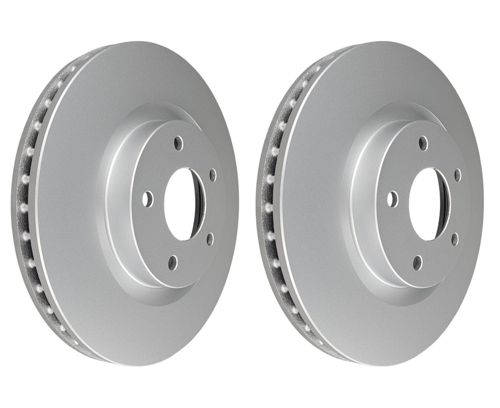 2 x Front Disc Brake Rotors for Nissan X-Trail T31, Dualis J10, Juke F15 - 296mm