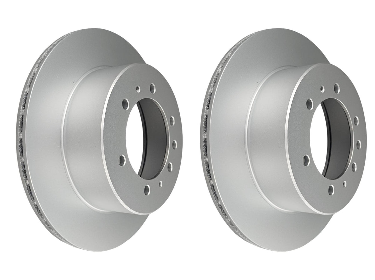 Pair Rear Brake Rotors for Nissan Patrol GQ Y60, GU Y61 & Ford Maverick DA Y60