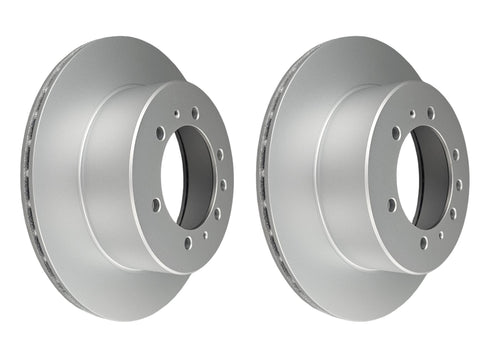 Pair Rear Brake Rotors for Nissan Patrol GQ Y60, GU Y61 & Ford Maverick DA Y60