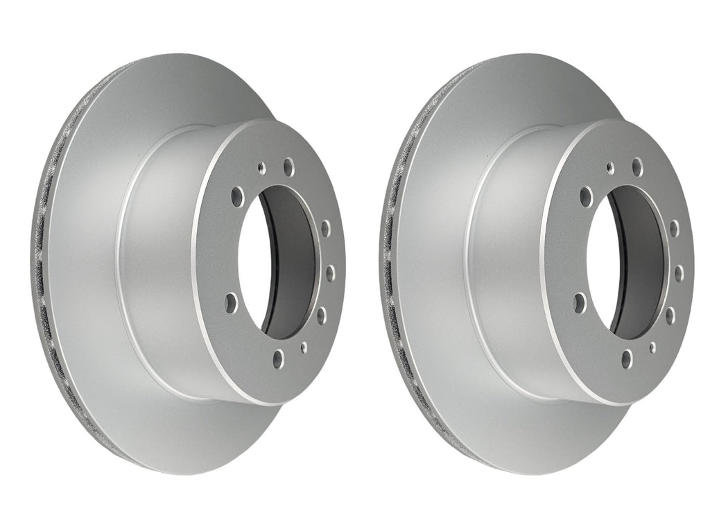 Pair Rear Brake Rotors for Nissan Patrol GQ Y60, GU Y61 & Ford Maverick DA Y60