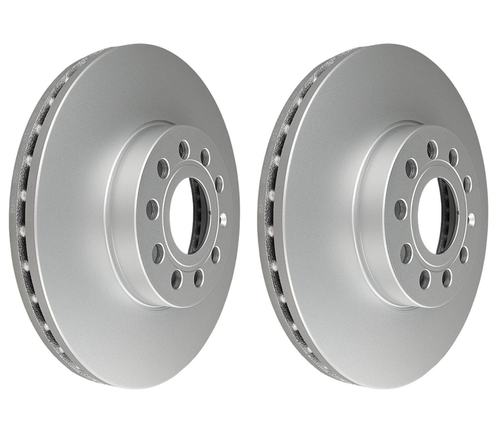 Pair Front Brake Rotors for Audi A3 8P 8V 8Y, Cupra Leon KL, Skoda Octavia 1Z NE NX, Yeti, Superb 3T, Volkswagen Caddy 2K, Caddy 5 SK, Golf MK5 1K, Golf MK7 AU, Jetta 1K, Jetta 1B, T-Roc A11 288mm
