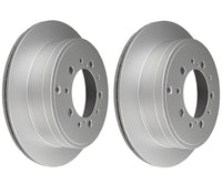 Pair Rear Brake Rotors for Toyota LandCruiser VDJ200 URJ202 UZJ200, Tundra USK56L, USK57L