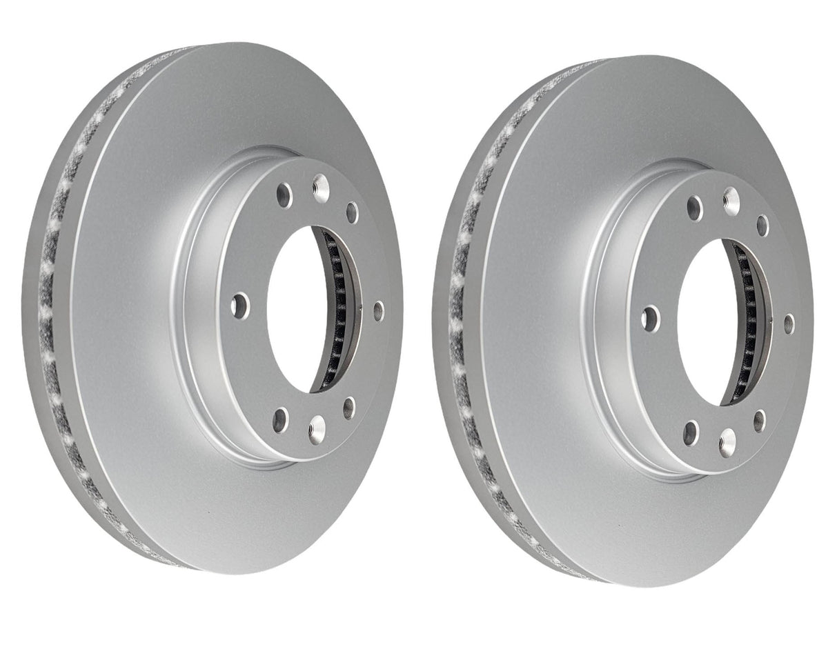Pair Front Brake Rotors for Hyundai iLoad TQ, iMax TQ