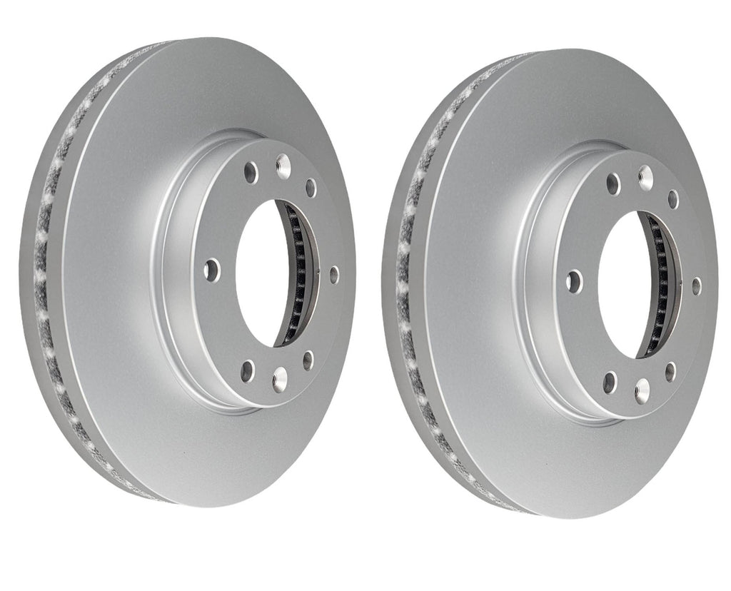 Pair Front Brake Rotors for Hyundai iLoad TQ, iMax TQ