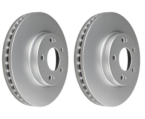 Pair Front Brake Rotors for Mitsubishi Lancer CF CH CJ, Mitsubishi Outlander ZE ZF
