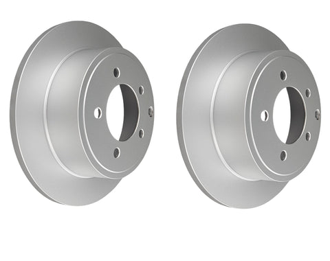 2 Rear Brake Rotors for Mitsubishi Lancer CJ CF, Jeep Compass MK, Patriot MK, Dodge Caliber PM