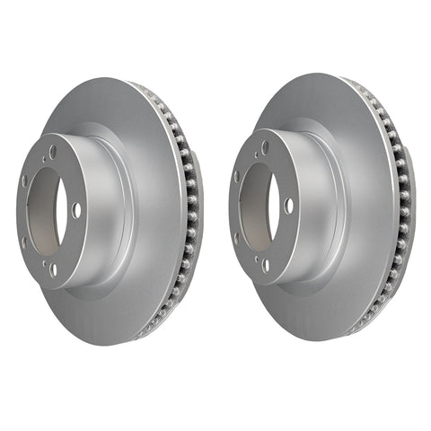 Pair Front Brake Rotor for Toyota Landcruiser J200 Lexus LX450 LX570 J201 07~21