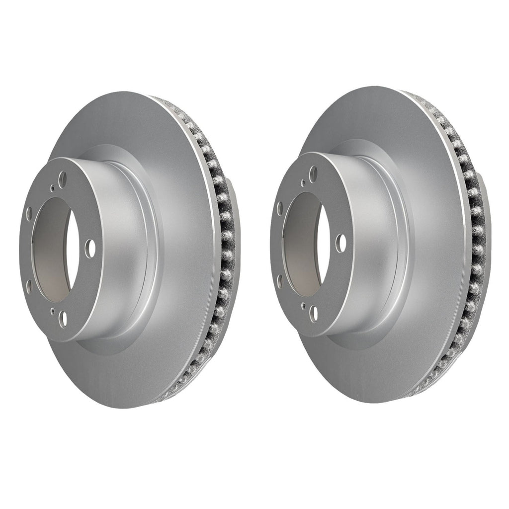 Pair Front Brake Rotor for Toyota Landcruiser J200 Lexus LX450 LX570 J201 07~21
