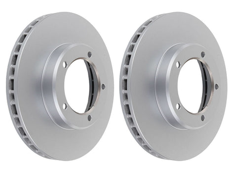2x Front Disc Brake Rotors For Toyota Landcruiser FZJ HDJ HZJ VDJ Prado KZJ