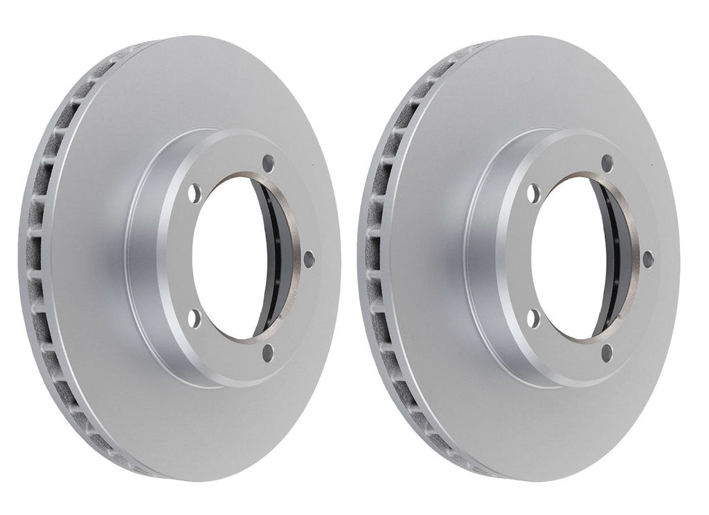 2x Front Disc Brake Rotors For Toyota Landcruiser FZJ HDJ HZJ VDJ Prado KZJ