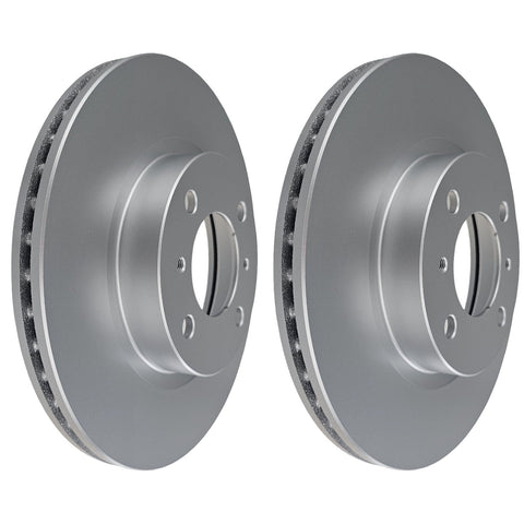 Pair Front Brake Rotors for Mitsubishi Colt RG 256mm, 64mm Centre Hole
