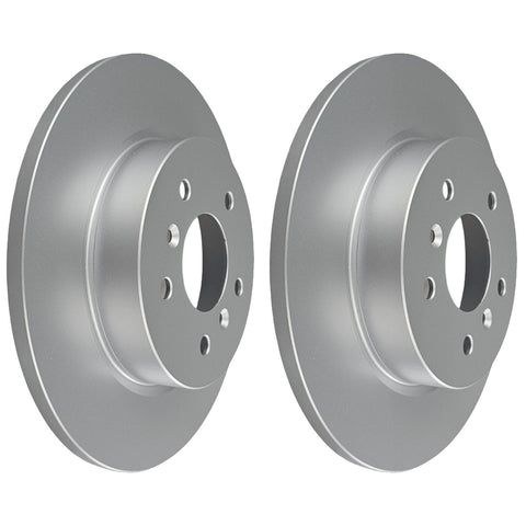 Pair Rear Brake Rotors for Nissan Qashqai J11 FWD
