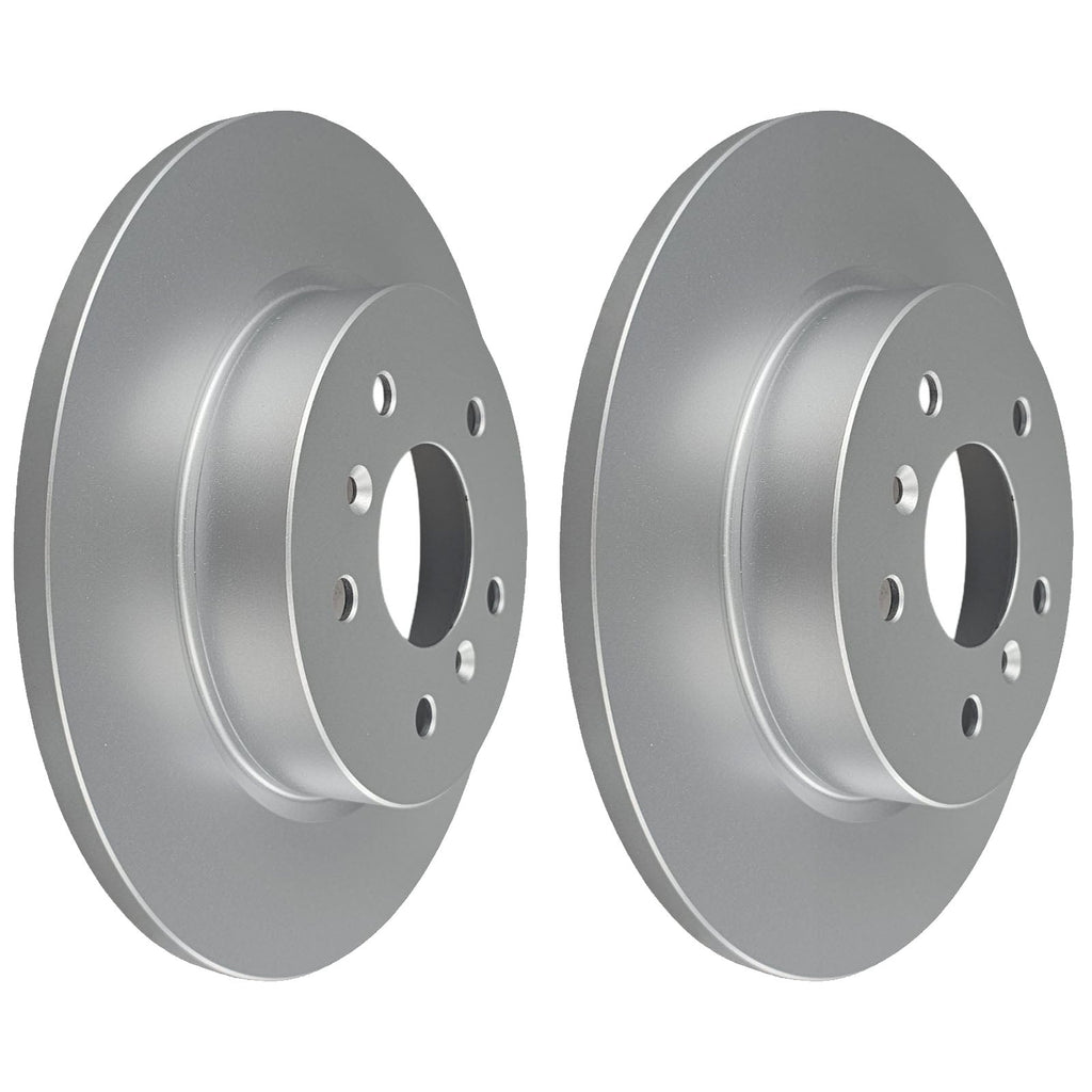 Pair Rear Brake Rotors for Nissan Qashqai J11 FWD