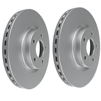 Pair Front Brake Rotors for Ford Escape ZG, Focus LV LW LS LT, Kuga TE TF, Volvo C30 C70 S40 V40 V50